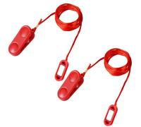 2pcs e Sécurité Tapis Roulant, Interrupteur de Sécurité Magnétique Universel Arrêt d'urgence pour Tapis de Course Accessoires pour la Plupart des Machines de Course (Ovale Plat)