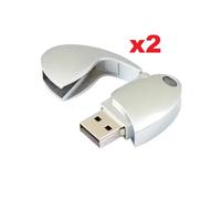 2PCS Clé USB 8Go flash mémoire stick USB 2.0 forme œuf Qumox