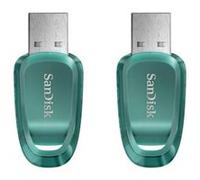 2PCS Clé USB SanDisk Ultra Eco™ lecteur USB flash 64 Go USB Type-A USB 3.2 jusqu'à 100Mb/s (LOT de 2) G