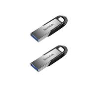 2PCS Clé USB - SANDISK Ultra Flair 256 Go - USB 3.0 vitesses allant jusqu'à 150 Mo/s Protection par mot de passe 100% d'original
