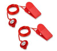 2pcs Clés de Sécurité Magnétiques Universelles pour Tapis de Course, Interrupteur de Sécurité Magnétique Aimant d'Arrêt d'urgence de Remplacement pour Tapis de Course Machines de Course