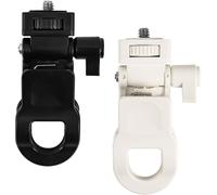 2pcs Clip de Lumière Selfie,Antidérapant Support de Moniteur avec Vis Universelle 1/4 Usage Multiple Pince de Caméra Fixation de Support de Lumière de Téléphone pour Trépied