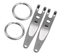 2PCS Clip De Poche De Suspension Porte Cle Voiture Avec Clip Ceinture Extérieur En Acier Inoxydable Pour Un Transport Quotidien Avec Porte-Clés