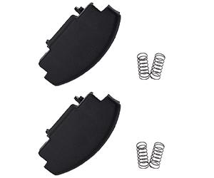 2PCS Clip de Remplacement du loquet de l'accoudoir de la Console Centrale pour VW Golf MK4 Bora Polo Passat Skoda Octavia 1996-2011 Seat Ibiza,avec Ressort en Acier Inoxydable Accessoires (Noir)