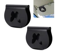 2pcs Clip Désodorisant Voiture Compatibles avec Désodorisant Drift, Clip Pare-Soleil Voiture pour Voitures SUV et Camions (Style Papillon)