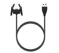 2pcs Clips de Charge Pas de Démontage Remplacement Compatible avec Xiaomi Mi Band 4/5/6/7 Chargeur USB Clips de Charge Adaptateur 100cm, Noir