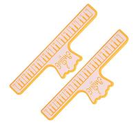 2pcs Clips de Musique, Clips de Page de Livre de Musique Clip de Livre en Plastique Clips de Partition de Musique Clips de Partition de Musique Clip de Livre de Musique Clips de Piano pour(jaune)