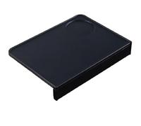 2pcs Coffee Tamper Mat Tamping Rest Holder Corner Edge Pad Black Office Bar Shop Silicone Espresso Station Accessories
