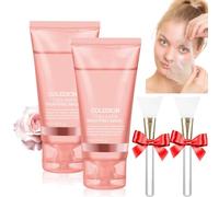 2pcs Collagen Night Wrapping Mask, Masque Collagene Visage Korean, Masque de Sommeil du Visage Avec film d'emballage de Collagène pour le Renouveau et le Rajeunissement de la Peau (E)