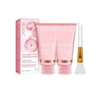 2pcs Collagen Night Wrapping Mask Overnight Wrapping Peel Off Natural Facial Mask
