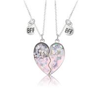 2pcs Collier Amitié,Bff Pour 2 Filles,Cadeau D'anniversaire Pour Les Meilleurs Amis