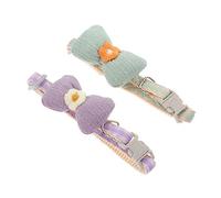 2pcs Collier de nœud Papillon à nœud Papillon à nœud pour Chiot et Chat à Plaid de Chiot et de Chat.