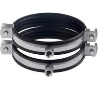 2pcs, Collier de Serrage 100mm Avec Joint en Caoutchouc, Filetage M8/M10, Support en Acier Pour Tuyau de Ventilation, Gaine Spiralée ou Descente D’eau, Montage Mural ou Plafond, de Steinberg14