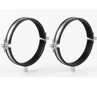 2pcs, Collier de Serrage 160mm Avec Joint en Caoutchouc, Filetage M8/M10, Support en Acier Pour Tuyau de Ventilation, Gaine Spiralée ou Descente D’eau, Montage Mural ou Plafond, de Steinberg14