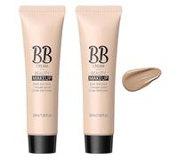2PCS Concealer Hydrating BB Cream, Correcteur hydratant BB Crème, Crème correctrice de couleur, Lotion hydratante CC pour toutes les peaux (Tan, 1)