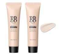 2PCS Concealer Hydrating BB Cream, Correcteur hydratant BB Crème, Crème correctrice de couleur, Lotion hydratante CC pour toutes les peaux (Ivory, 1)