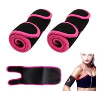 2PCS Confitone Arm Toning, Confitone Arm Trimmers & Sleeves, Manches de Bras Amincissantes, Manchons de compression pour bras, Manchettes de fitness pour Hommes et Femmes (Rose)