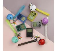 2pcs Console De Jeu Porte-Clés Pendentif Jeu Classique Tetris Couple Hommes Et Femmes Sac À Dos Voiture Porte-Clés