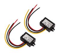 2PCS Convertisseur de Voiture 24V à 12V 18V36V à 12V 5A 60W Module de Convertisseur de Puissance DC à DC étanche pour Instrumentation Marine Automobile Alliage d'aluminium