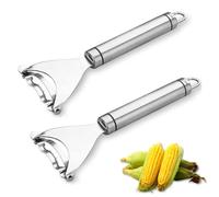 2pcs Corn Planer Cutter Peeler Peeler, Corn Thresher Cob Stripper Tool, Arec acier Corn Thresher