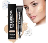 2PCS Correcteur de Couleur Oculaire pour Cernes, Correcteur D'yeux Lumineux, Sérum Oculaire Hydratant, Crème Oculaire Teintée Anti - âge à Base de Pêche (Natural color, 20g)
