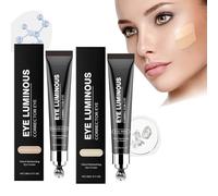 2PCS Correcteur de Couleur Oculaire pour Cernes, Correcteur D'yeux Lumineux, Sérum Oculaire Hydratant, Crème Oculaire Teintée Anti - âge à Base de Pêche (2PCS, 20g)