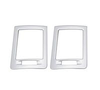 2pcs côté Gauche côté aérienne de climatisation Couverture de Sortie Ornement Brillant élégant abs Argent Ajustement Mercedes W204 C Classe 2007 2013 ACCESSOIR INTÉRIEUR DE Car
