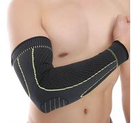 2pcs Coudière Tendinite Manchon De Compression Bras Homme Et Femme Avec Trois Bandes Antidérapantes En Silicone 20-30mmhg Protection Des Bras Pour Entorse Douleur Arthrite Tennis Elbow