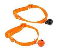 2pcs Coup de Cou réglable Pumpkin Ghost Cloches pour Halloween Cosplay Colliers élégantes légers pour Les Chats et Les Chiens pour Les soirées pour Animaux de Compagnie et Les événements festifs