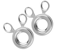2Pcs Coupe-Oeuf Acier Inoxydable, Oeufs Coupe Coque Inox,Ciseaux à Oeufs Décapant la Coquill, Décapant pour Oeufs Coupe-oeufs pour Ustensiles Accessoire de Cuisine Restaurant