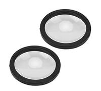 2PCS Couvercle de L'objectif Couvercle de Protection de la Lentille Acrylique Étanche à la Poussière Anti-Huile Lentille de Protection Couvre-Objectif Professionnel pour Max Caméras de Sport Cou