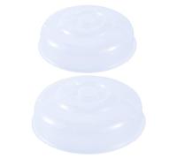 2pcs Couvercle de plaque micro-ondes 8 '' & 9 BPA Couvre d'éclaboussures à micro-ondes rondes sans BPA avec un petit couvercle micro-ondes à la poussière de ventilation de vapeur
