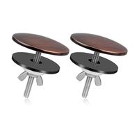 2pcs Couvercle de Trou d'Évier de Cuisine, Alliage de Zinc Acier Inoxydable Bouchon d'Évier de Cuisine Couvercle d'Étanchéité Bouchon d'Évier Couvercle de Trou d'Évier (Bronze)