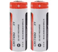 (2Pcs) CR17450 Lithium ttery 2400mAh 3V Replacement PLC Industrial Control ttery