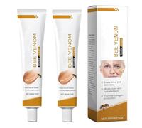 2PCS Crème Anti-Rides au Venin D'abeille, 20g Crème raffermissante anti-rides au venin d'abeille, Crème Hydratante au Venin d'abeille pour le Visage et le Cou