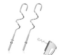 2pcs Crochets Pétrisseurs pour Mixeur à Main KHM512, Crochets Pétrisseurs en Acier Inoxydable pour la Cuisine Compatibles avec KitchenAid Batteurs à Main des séries KHM 5KSM, KSM, KSMO et KSMH