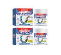 (2pcs)Crystal Lye Drain Opener, Multipurpose Pipeline Dredging Powder, Powerful Hair & Grease Clog Remover for Unclogging Toilets and Sinks