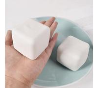 2PCS Cubes De Balle Anti-Stress Carré, Jouet Fidget pour Adultes Et en-fants, Jouets À Presser to-fu Balle Antistress Carrée Squishy, Jouets Sensoriels, Balles Anti-Stress, Jouet Fidget