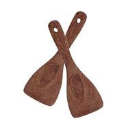 2PCS Cuillere a Riz En Bois, Cuillere a Servir De Grosse Cuillère De Cuisine Polyvalente Cuisine Pelle à Riz En Bois Bois Ustensiles De Cuisine En Bois Pour Cuisine Riz Purée De Pommes (02)