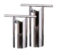 2pcs Cutter de pastèque, outil de trancheur coupe pastèque en acier inoxydable sans glissement avec poignée confort, ustensiles cuisine en toute sécurité faciles