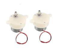 2Pcs DC 6V 5/100RPM Slow Speed Gear Reducer Reduction electronic starter High Torque Rotary Speed Deceleration Reducing electronic starter CZAOINCU(5RPM)