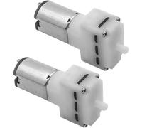 2pcs Dc 6v Pompe À Membrane Gonflable À Trou Unique 030mini Pompe À Oxygène À Pression Positive Pour Diffuseur D'arôme De Voiture,Manomètre