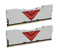 2PCS DDR4 8 Go 3600MHz PC4 28800U Module de Mémoire de Dissipation de Chaleur pour Les Performances Stables dans Les Ordinateurs de Bureau (White)