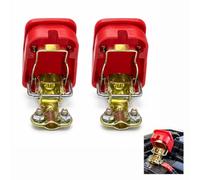 2PCS de Cosses Batterie 12V, Cosse Batterie Voiture avec Bornes Positive et Négative, Connecteurs de Batterie Rapides pour Auto, Moto, Camping-Car, Bateau et Véhicules de Loisirs