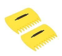 2pcs de la Feuille d'automne Dentelée Feuilles de Râteau à la Main pour Collection Branches Mortes Extérieures
