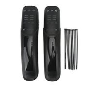 2PCS de vélo de Montagne Set Universal Hardhened Hard Shell Plastic and Resin Bike Mud Gardes pour la Conduite en Plein air