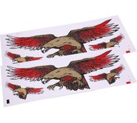 2pcs Décor Extérieur à Motif Aigle Reflective Autocollant pour Voiture