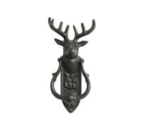 2pcs Deer Head Door Knocker Cast Iron Pour Porte