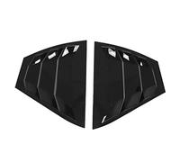 2pcs Déflecteurs de Fenêtre Arrière Latérale, Persiennes d'Aération en ABS Noir pour 2020-2021 - Protection Intimité, Installation Facile et Design Unique