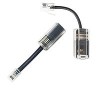 2pcs démêloirs de câble téléphonique rotatifs à 360° pour téléphones fixes, Adaptateurs anti-nœuds RJ9 4P4C pour équipements de bureau, Accessoires de haute qualité pour une transmission claire